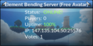 Element Bending Server (Free Avatar)