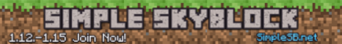 Simple Skyblock - 1.12+ Skyblock server!